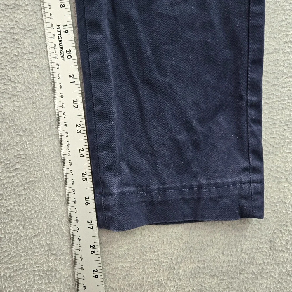 Banana Republic Men Pants 32X30 Blue Aiden‎ Chino Cotton Polyester Spandex